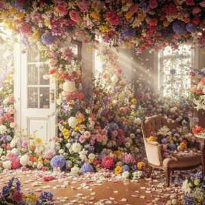 Inundar el departamento con flores