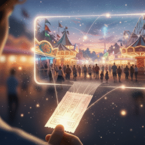 Recuerdo con boleto temporal