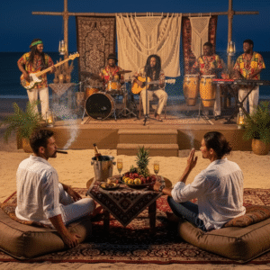 Concierto privado con bob Marley & The Wailers